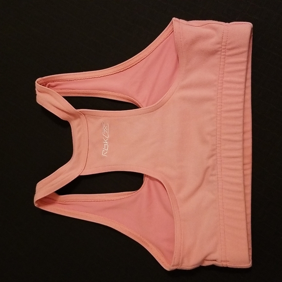 REEBOK SPORTS BRA (pink) sz small - Picture 2 of 7